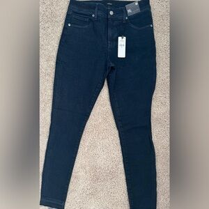 Express Women's Dark Blue Skinny Jeans